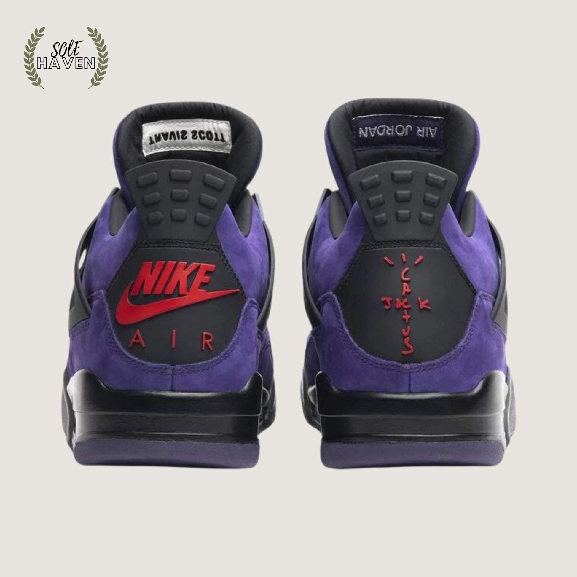 Air Jordan 4 Retro X TS 'Purple Suede - Black Midsole' - Sole HavenShoesJordan