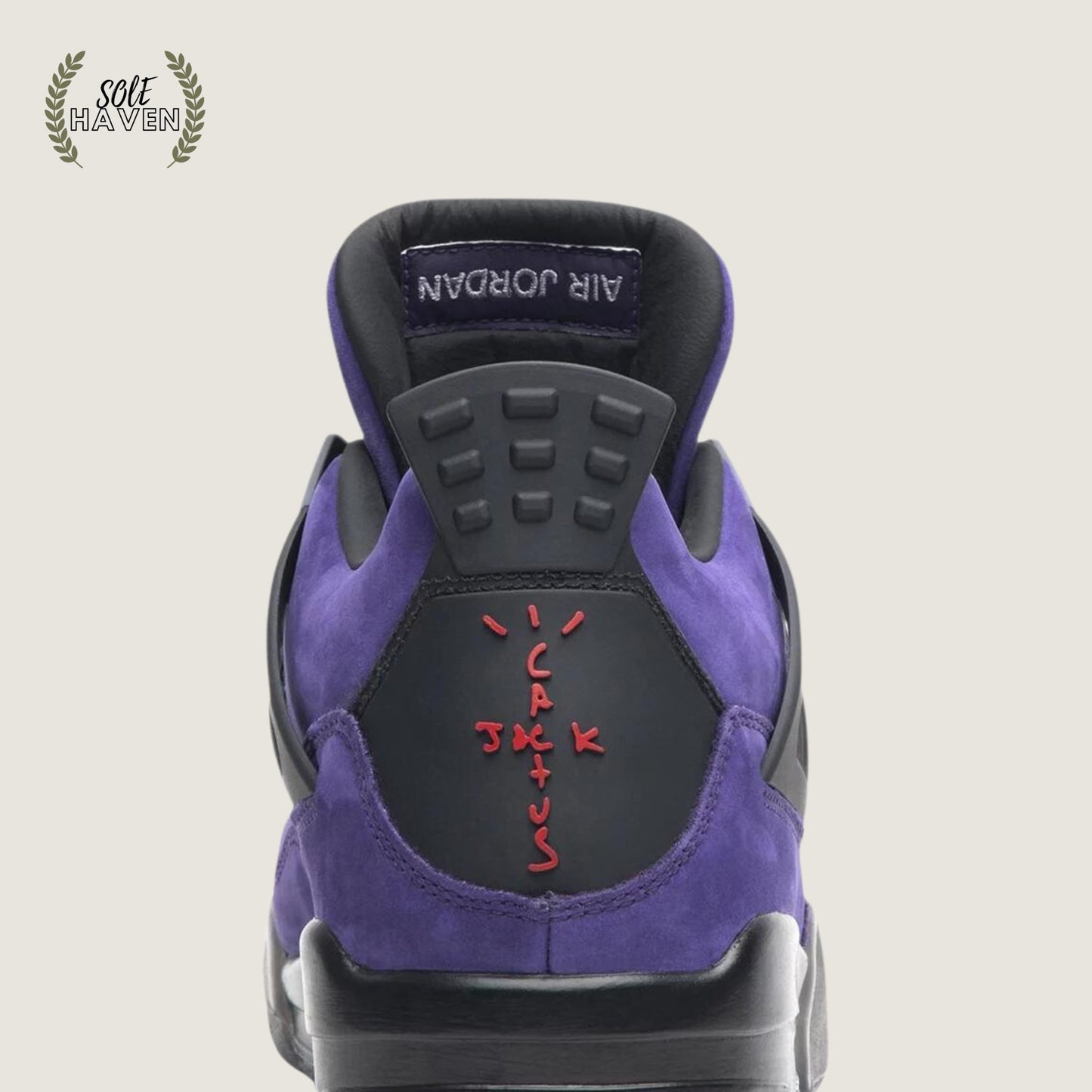 Air Jordan 4 Retro X TS 'Purple Suede - Black Midsole' - Sole HavenShoesJordan