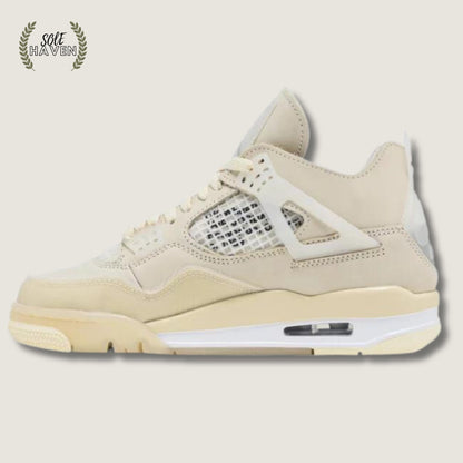 Air Jordan 4 x Off-White SP 'Sail' - Sole HavenShoesNike