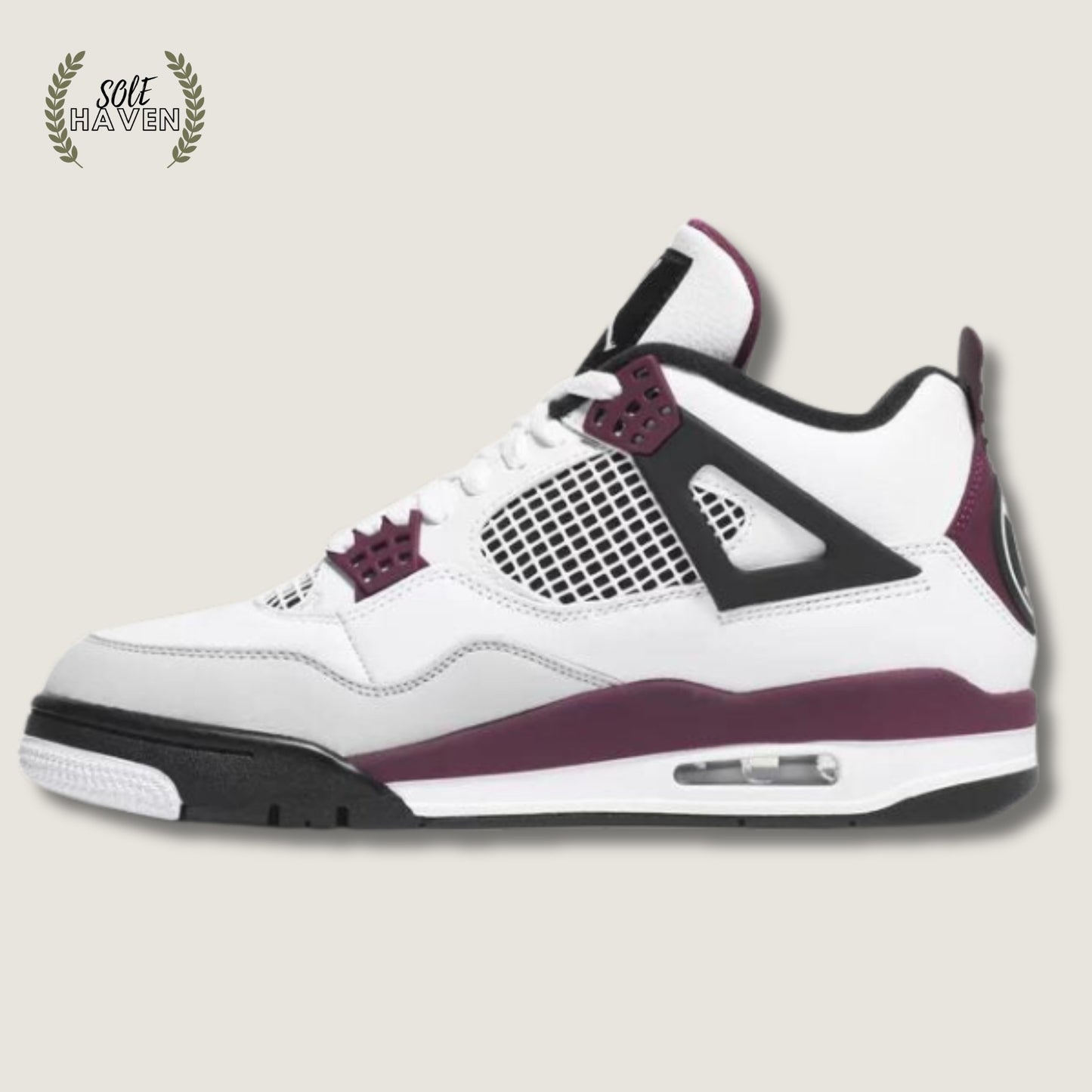 Air Jordan 4 X Paris Saint-Germain Retro 'Bordeaux' - Sole HavenShoesNike