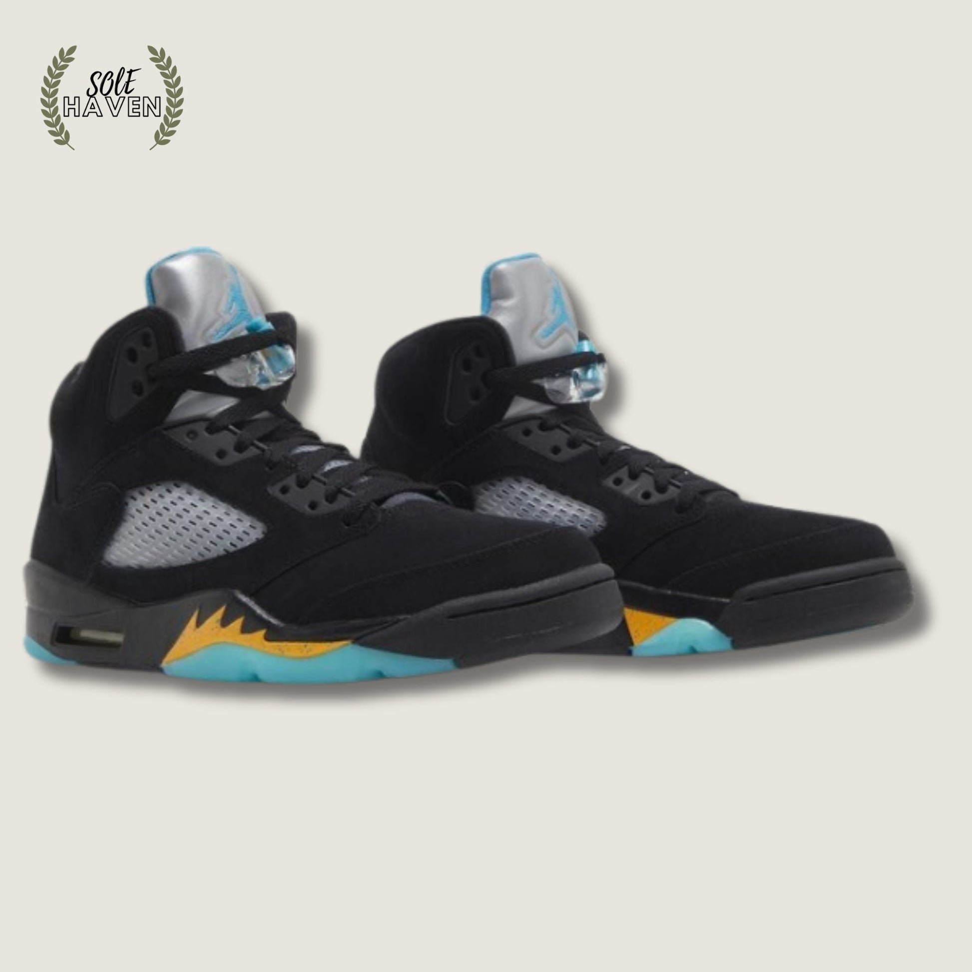 Air Jordan 5 Retro 'Aqua' - Sole HavenShoesJordan