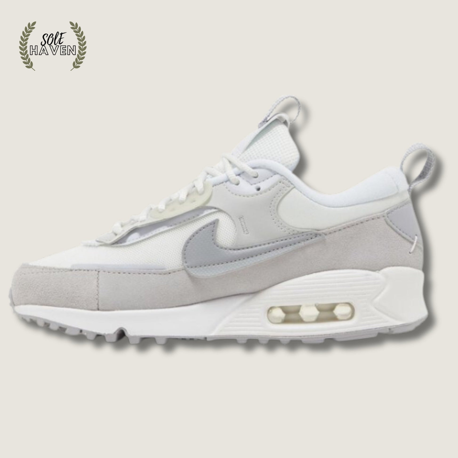 Air Max 90 Futura 'White Pure Platinum' - Sole HavenShoesNike