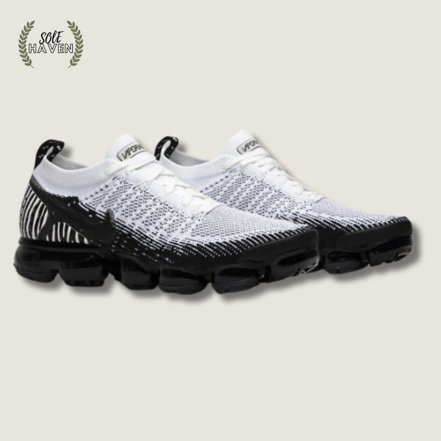 Air VaporMax Flyknit 2 'Zebra' - Sole HavenShoesNike