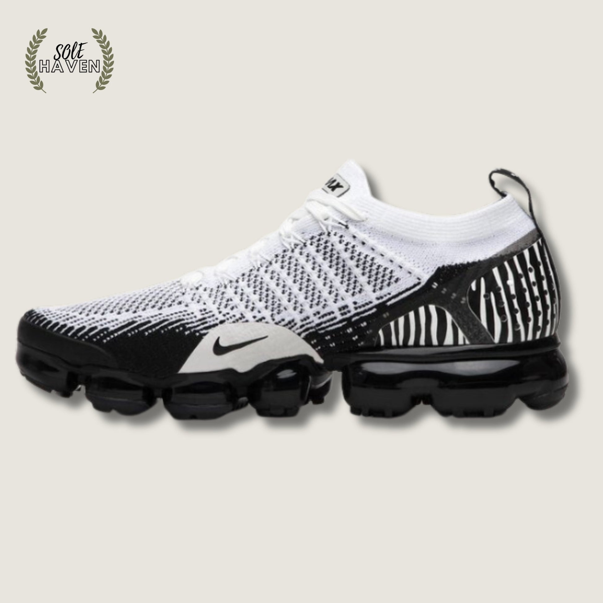 Air VaporMax Flyknit 2 'Zebra' - Sole HavenShoesNike