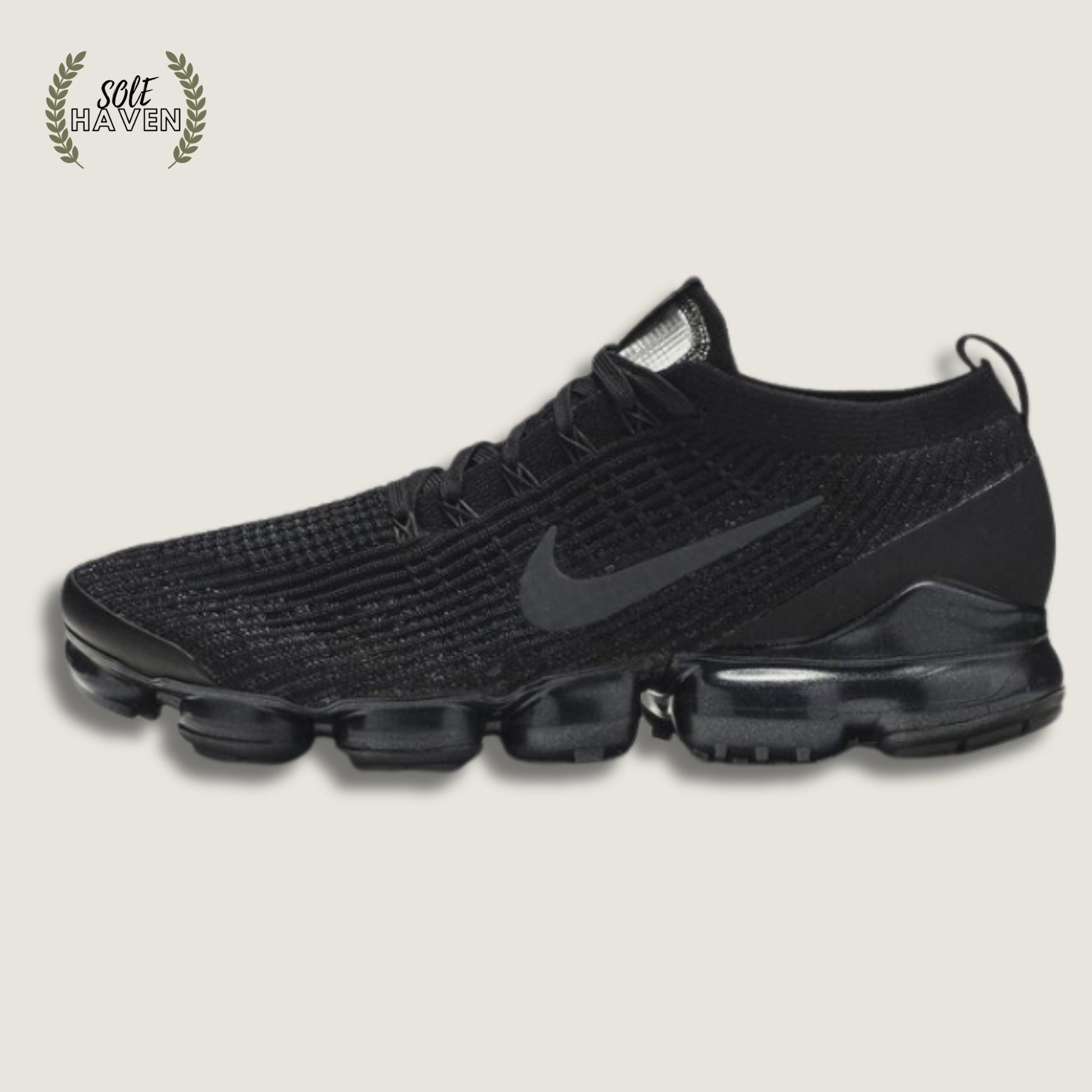 Air VaporMax Flyknit 3 'Triple Black' - Sole HavenShoesNike