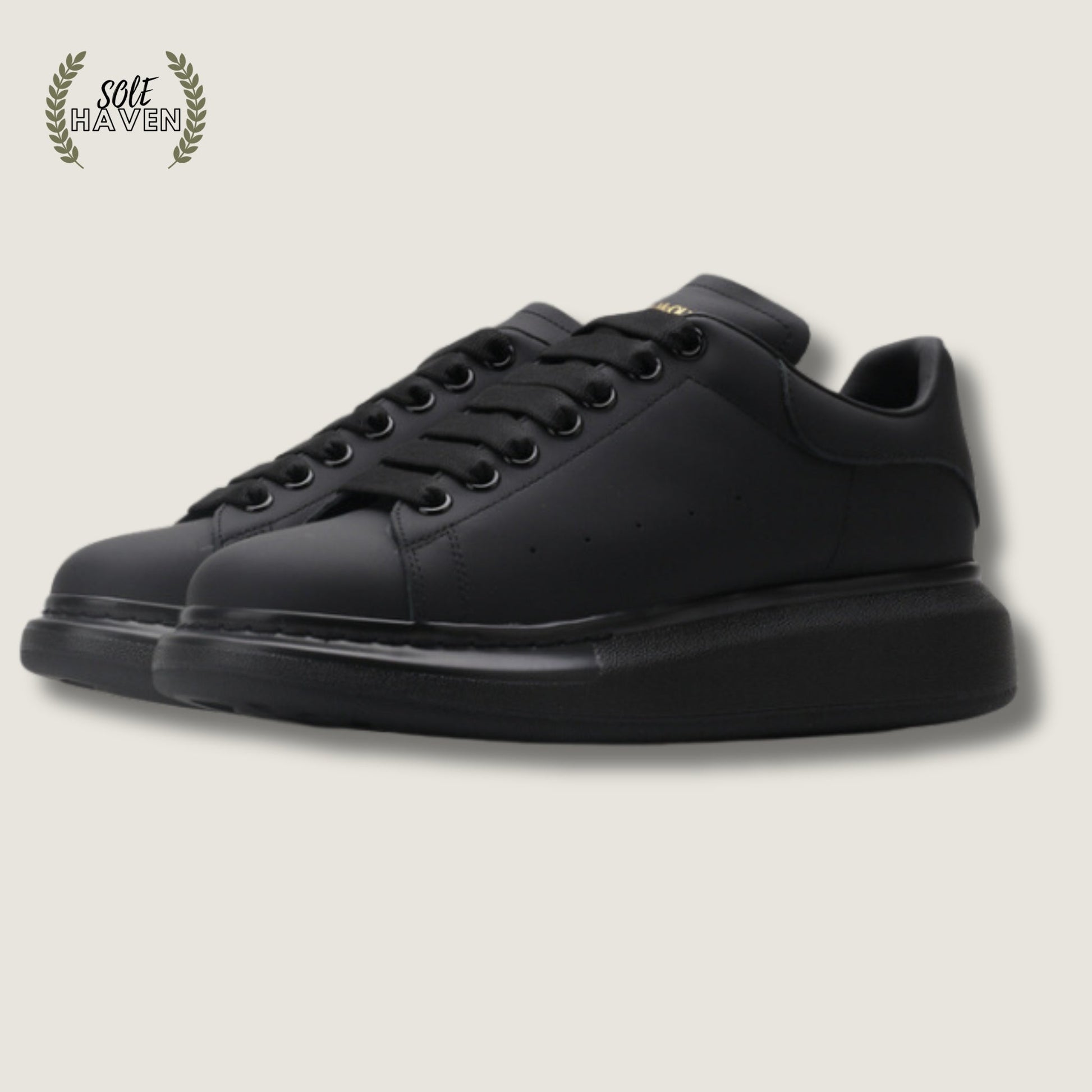 Alexander McQueen Oversized Sneaker 'All Black' - Sole HavenShoesAlexander McQueen