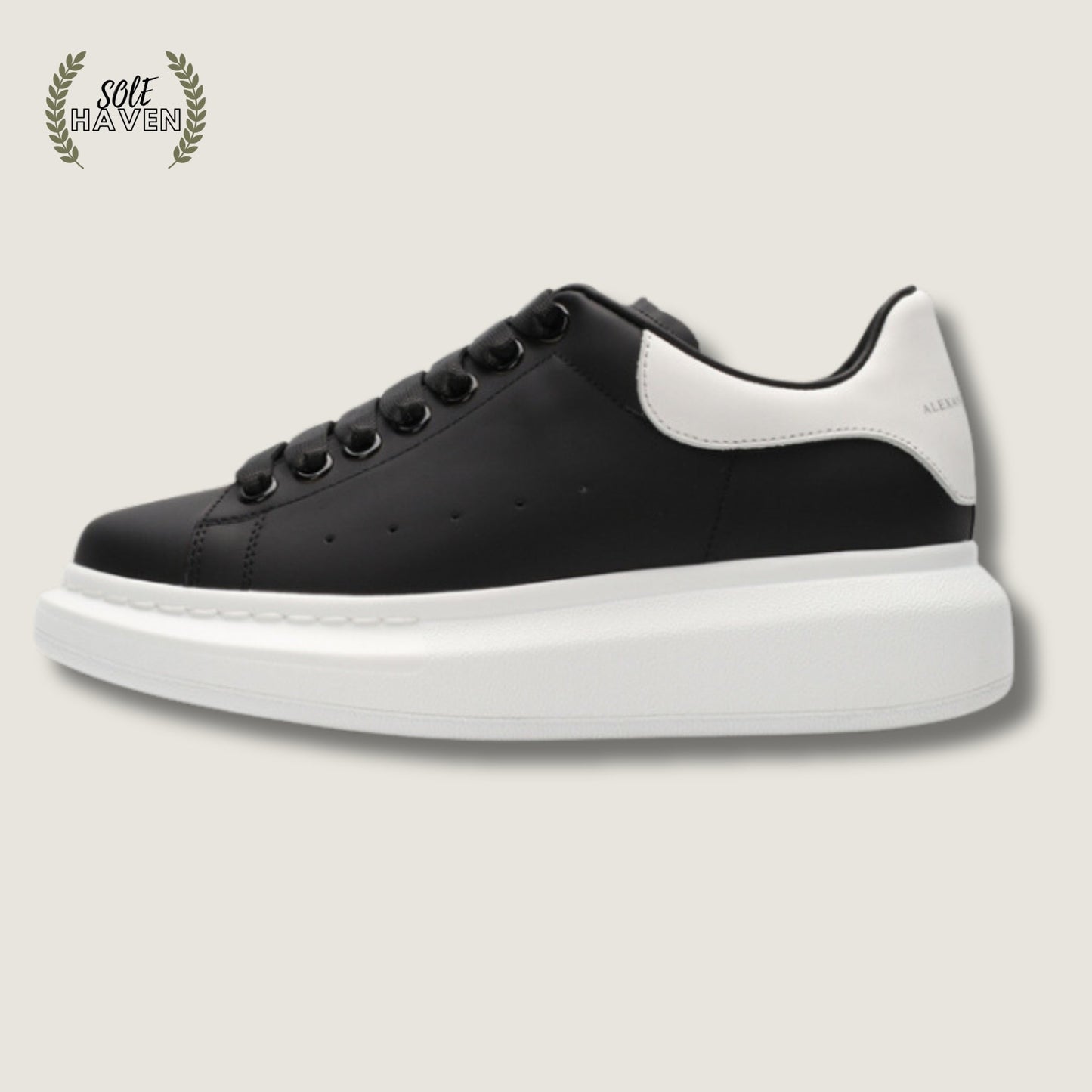 Alexander McQueen Oversized Sneaker 'Black White' 2019 - Sole HavenShoesAlexander McQueen