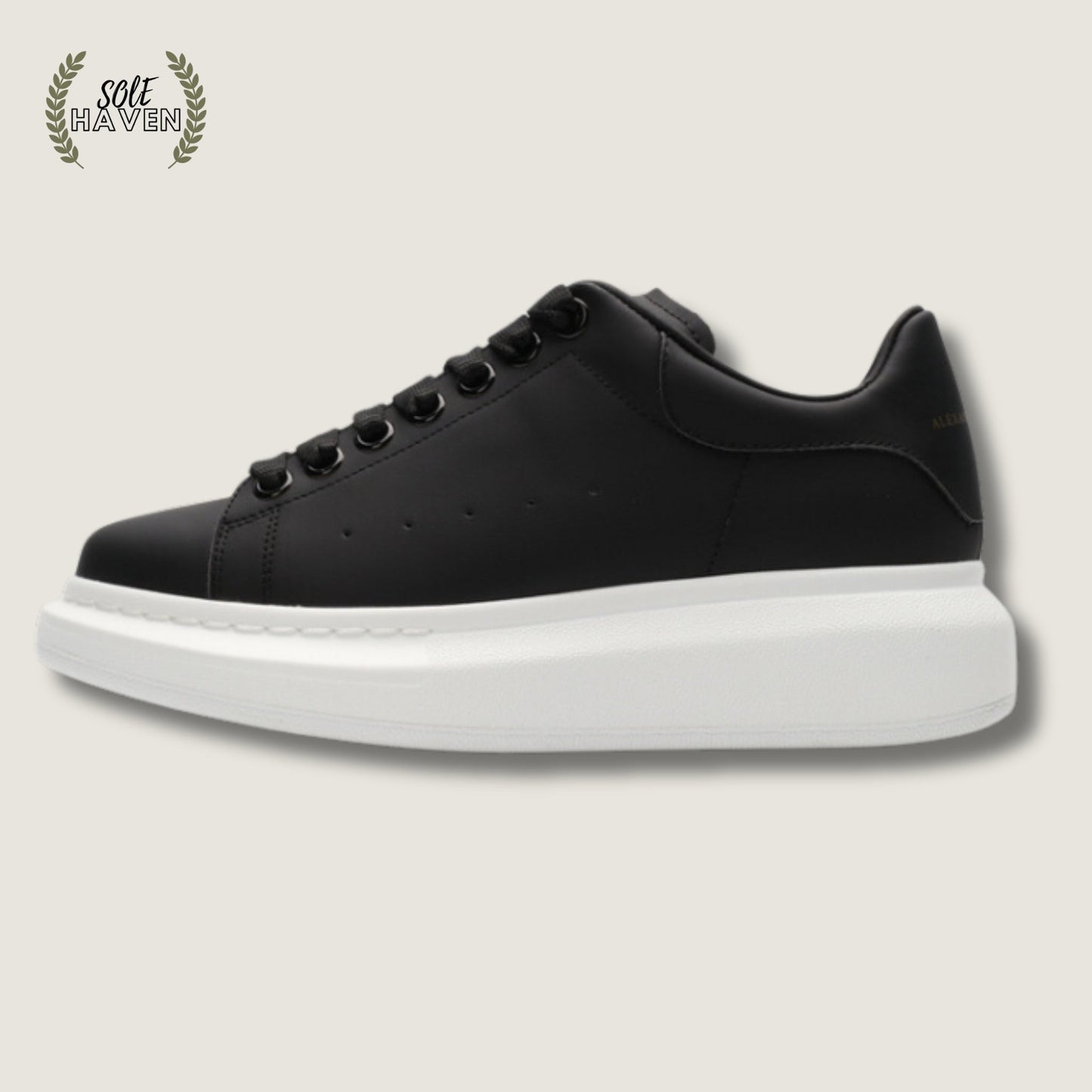 Alexander McQueen Oversized Sneaker 'Black' - Sole HavenShoesAlexander McQueen