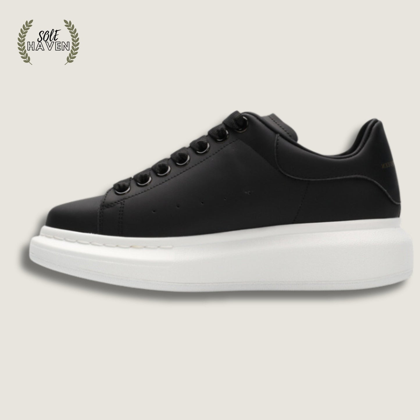 Alexander McQueen Oversized Sneaker 'Black' - Sole HavenShoesAlexander McQueen