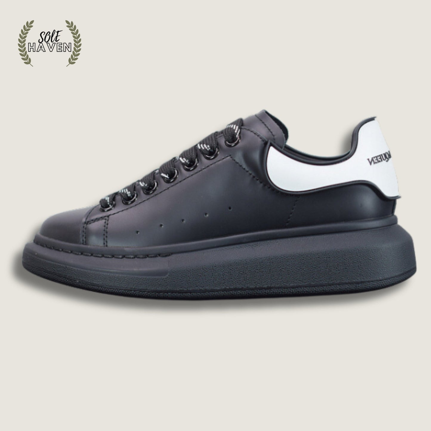 Alexander McQueen Oversized Sneaker 'Black' - Sole HavenShoesAlexander McQueen