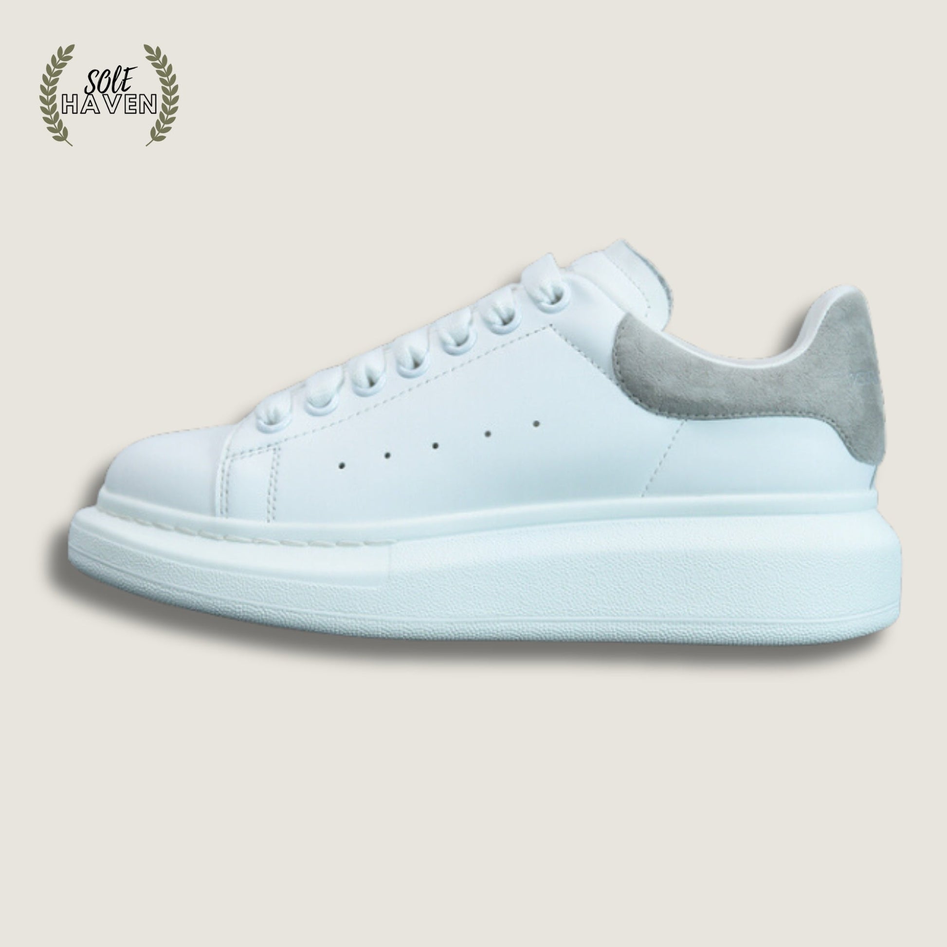 Alexander McQueen Oversized Sneaker 'White Grey' - Sole HavenShoesAlexander McQueen