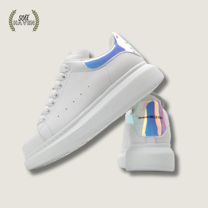 Alexander McQueen Oversized Sneaker 'White Iridescent' - Sole HavenShoesAlexander McQueen