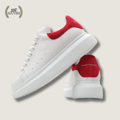 Alexander McQueen Oversized Sneaker 'White Lust Red' 553680 - Sole HavenShoesAlexander McQueen