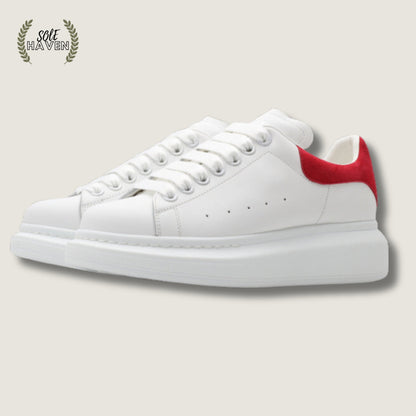 Alexander McQueen Oversized Sneaker 'White Lust Red' 553680 - Sole HavenShoesAlexander McQueen