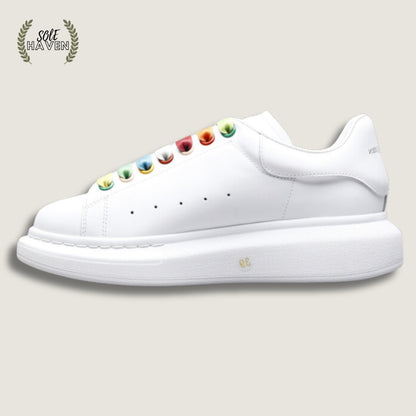 Alexander McQueen Oversized Sneaker 'White Multi' 553680 - Sole HavenShoesAlexander McQueen