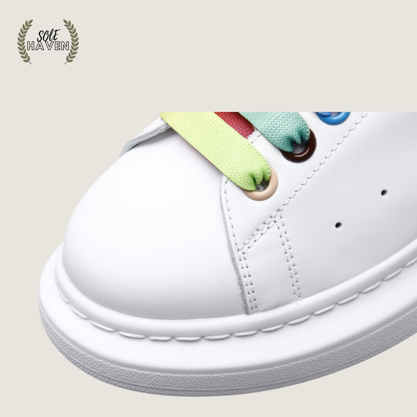 Alexander McQueen Oversized Sneaker 'White Multi' 553680 - Sole HavenShoesAlexander McQueen