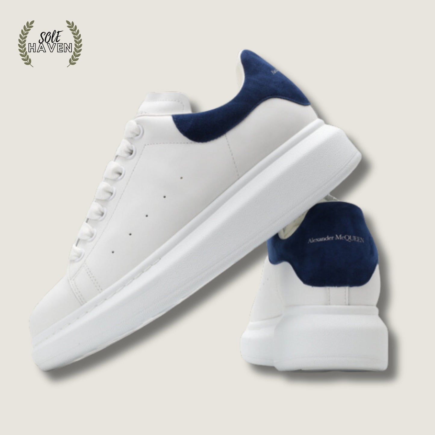 Alexander McQueen Oversized Sneakers 'Paris Blue' - Sole HavenShoesAlexander McQueen