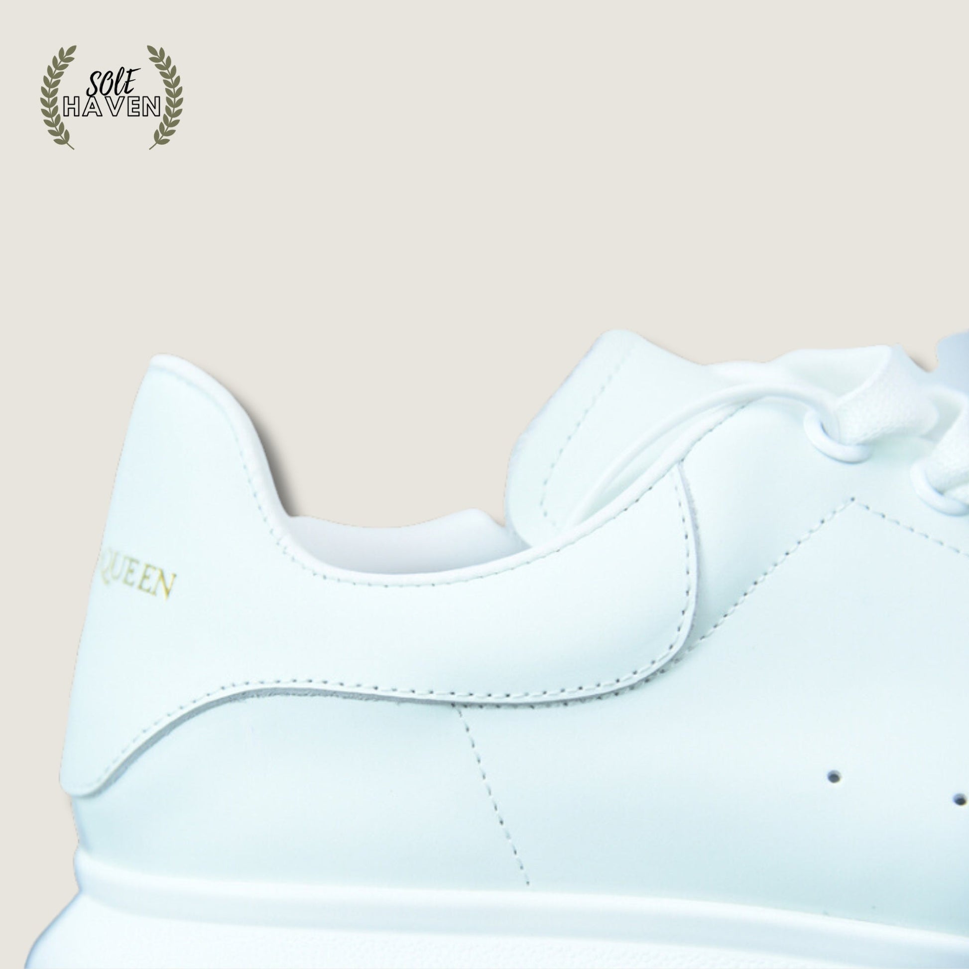 Alexander McQueen Oversized Sneakers 'Triple White' - Sole HavenShoesAlexander McQueen