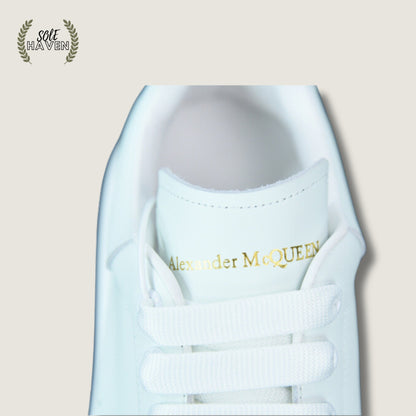 Alexander McQueen Oversized Sneakers 'Triple White' - Sole HavenShoesAlexander McQueen