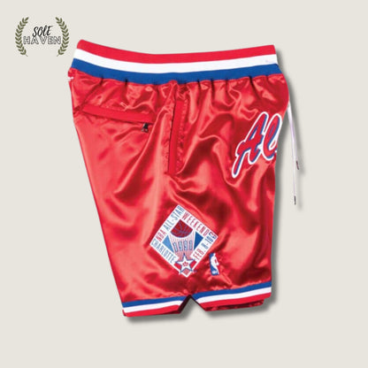 All Star Weekend Ball Red Basketball Shorts - Sole HavenShortsJust Don