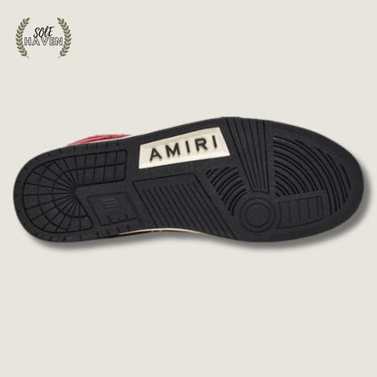 Amiri Skel Top High 'Black Red' - Sole HavenShoesAmiri