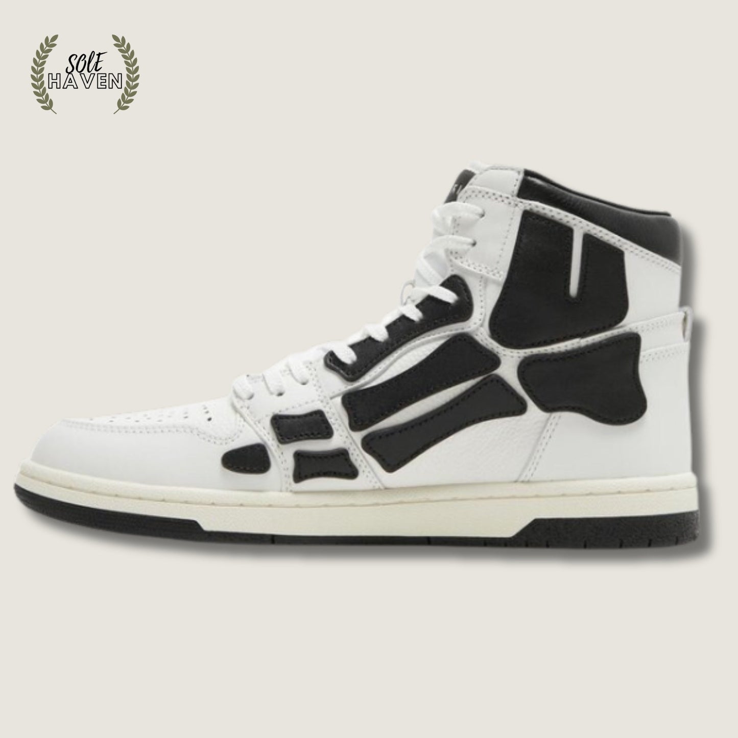 Amiri Skel Top High 'White Black' - Sole HavenShoesAmiri