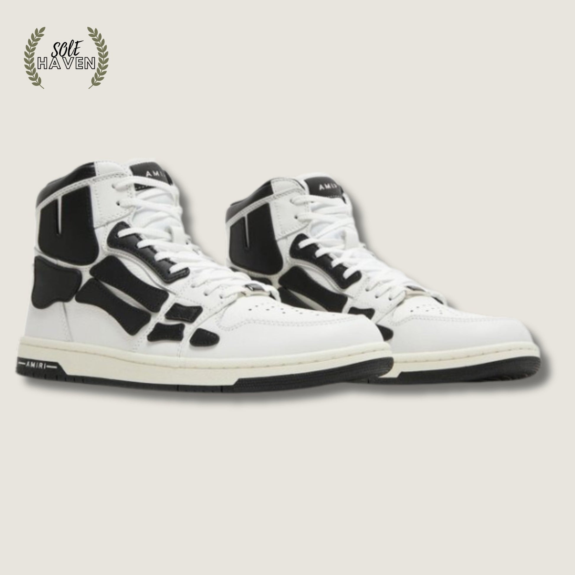 Amiri Skel Top High 'White Black' - Sole HavenShoesAmiri