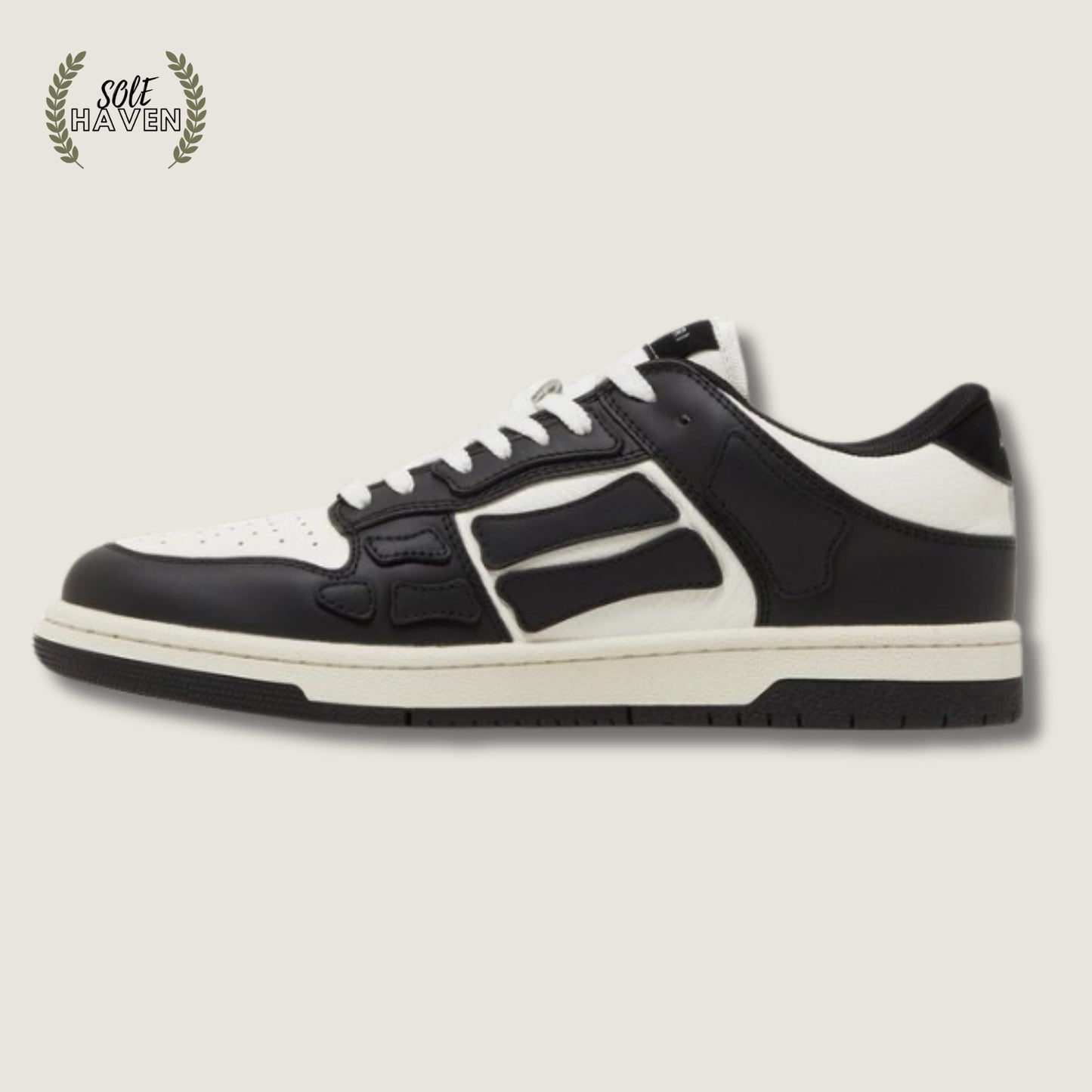 Amiri Skel Top Low 'Black White' - Sole HavenShoesAmiri