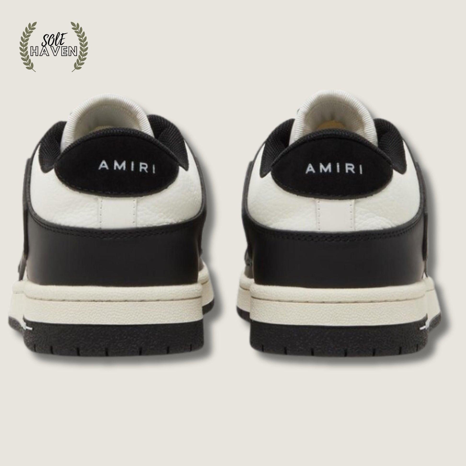 Amiri Skel Top Low 'Black White' - Sole HavenShoesAmiri