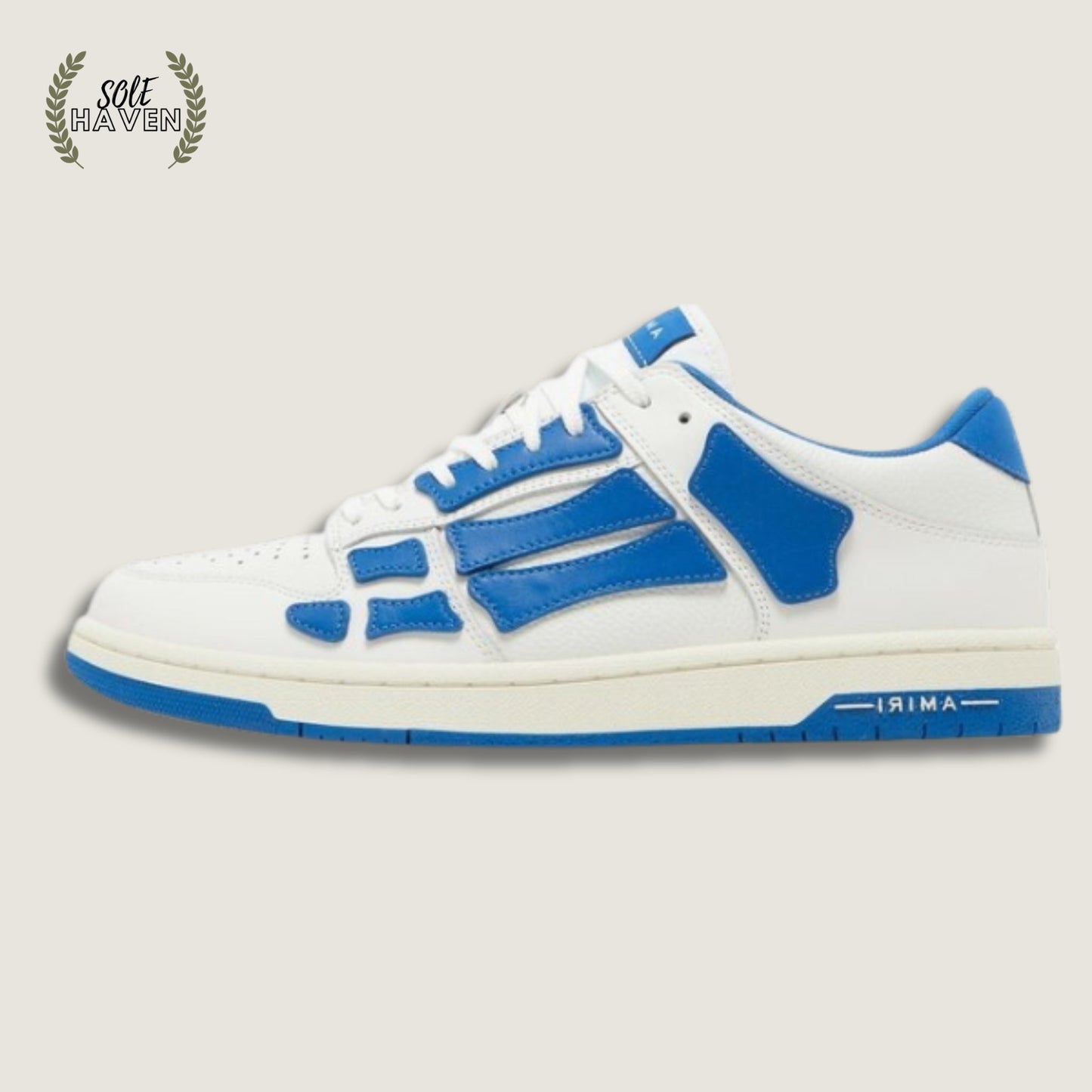 Amiri Skel Top Low 'White Blue' - Sole HavenShoesAmiri