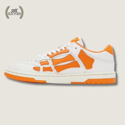 Amiri Skel Top Low 'White Orange' - Sole HavenShoesAmiri