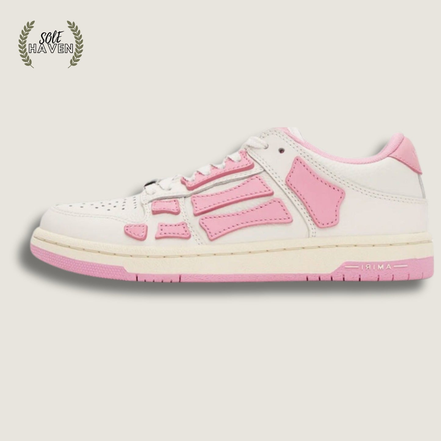 Amiri Skel Top Low 'White Pink' - Sole HavenShoesAmiri