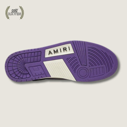 Amiri Skel Top Low 'White Purple' - Sole HavenShoesAmiri