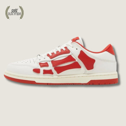 Amiri Skel Top Low 'White Red' - Sole HavenShoesAmiri