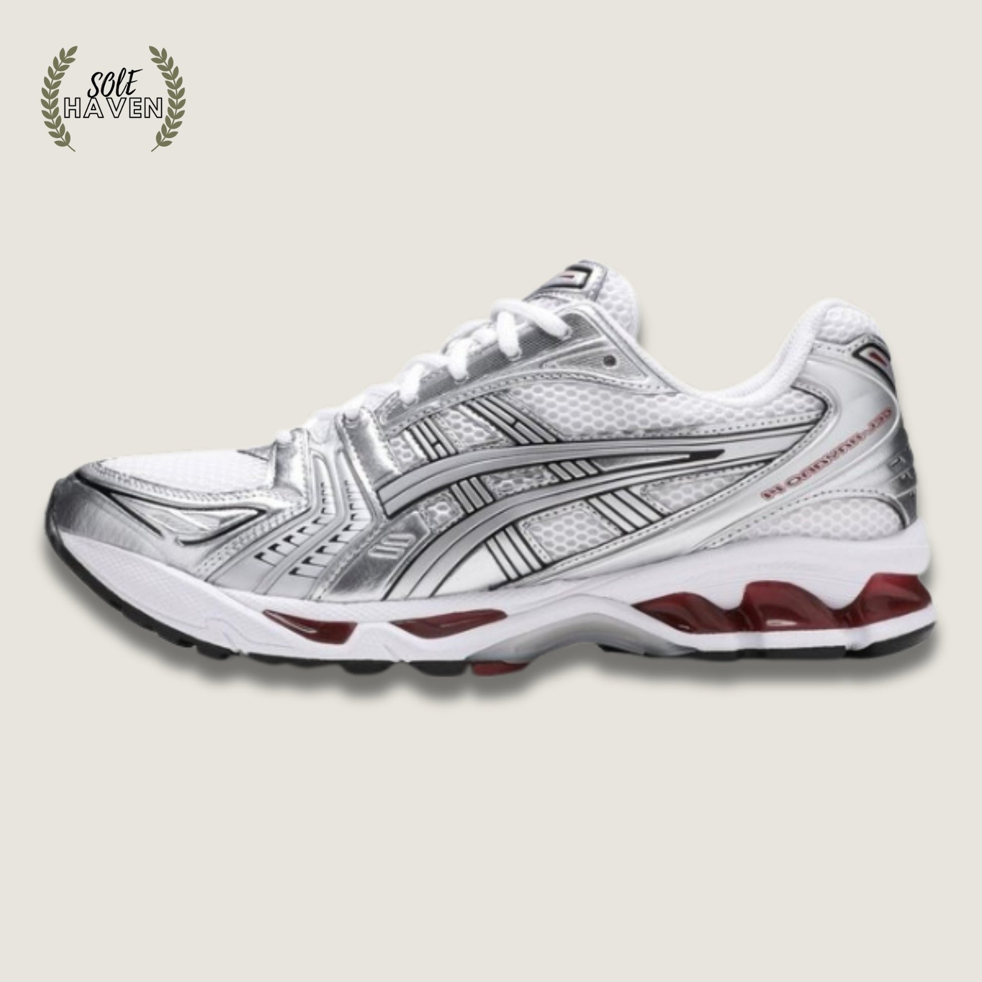 Asics Gel Kayano 14 'Pure Silver Red' - Sole HavenShoesAsics