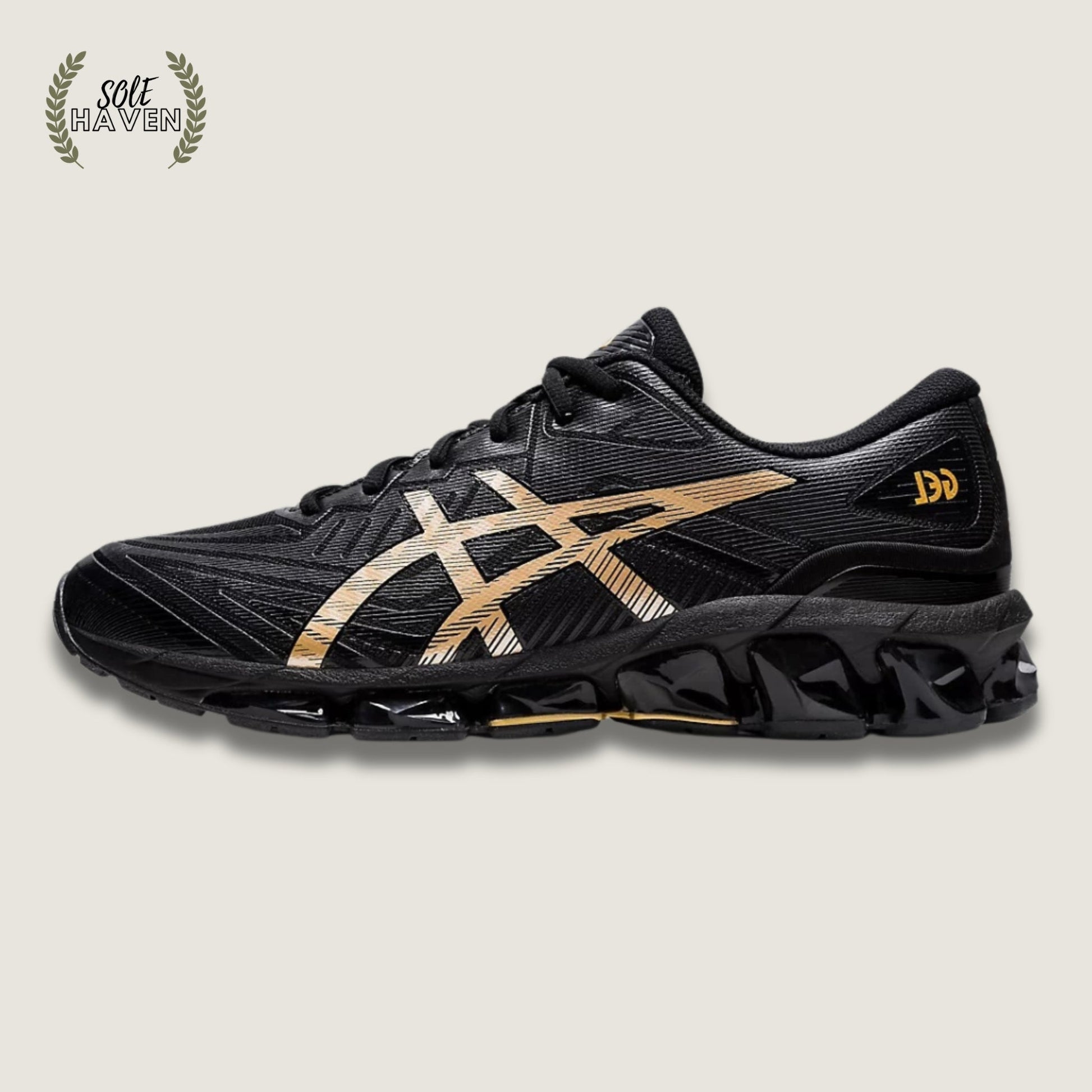 Asics Gel Quantum 360 7 'Black Pure Gold' - Sole HavenShoesAsics