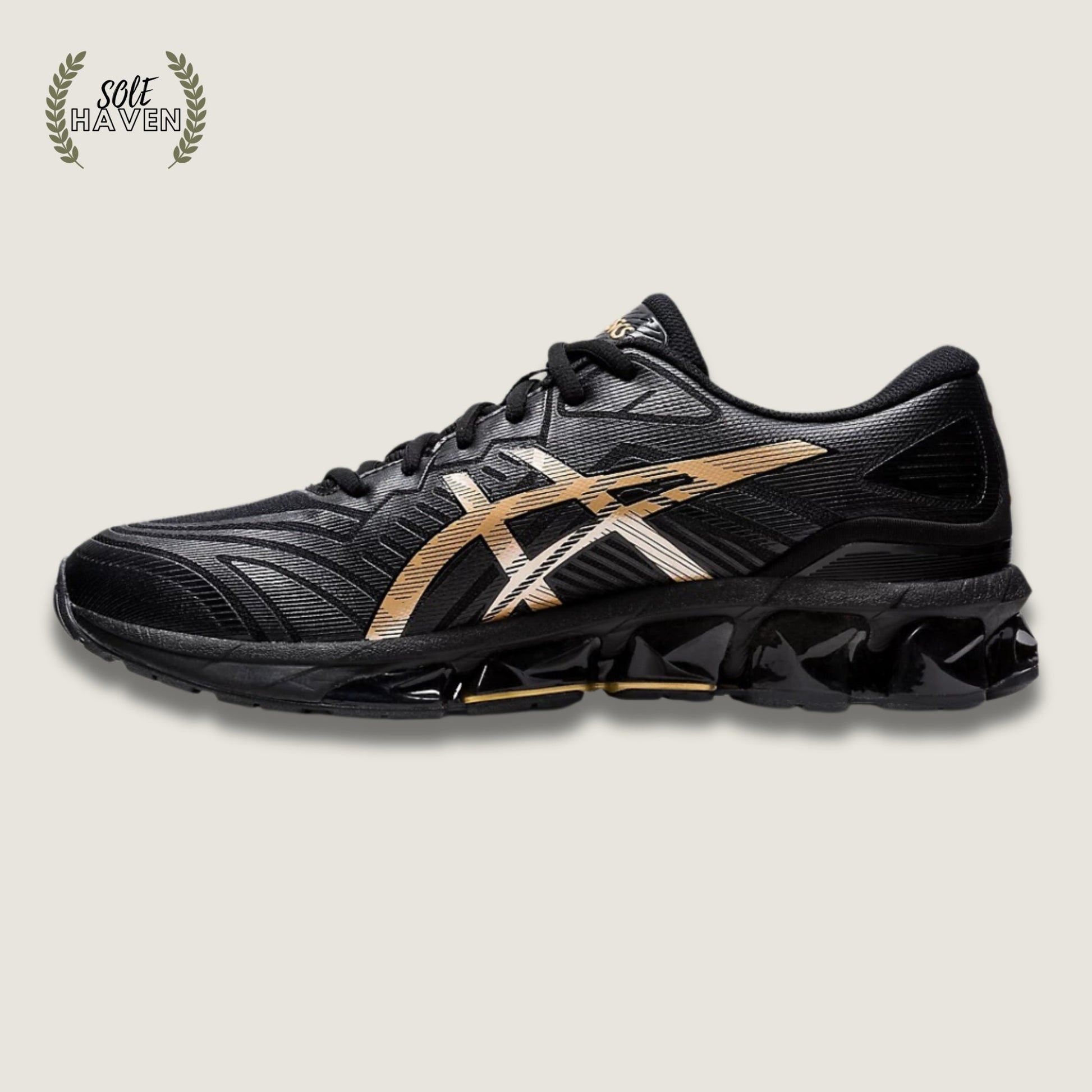 Asics Gel Quantum 360 7 'Black Pure Gold' - Sole HavenShoesAsics