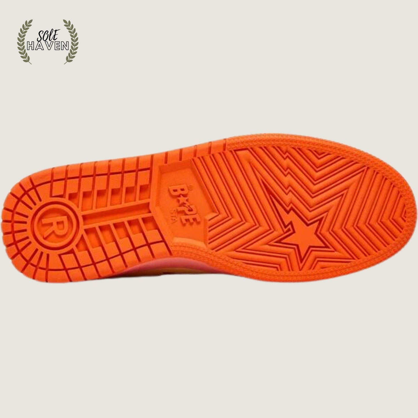 Bape SK8 Sta Orange - Sole HavenShoesBape