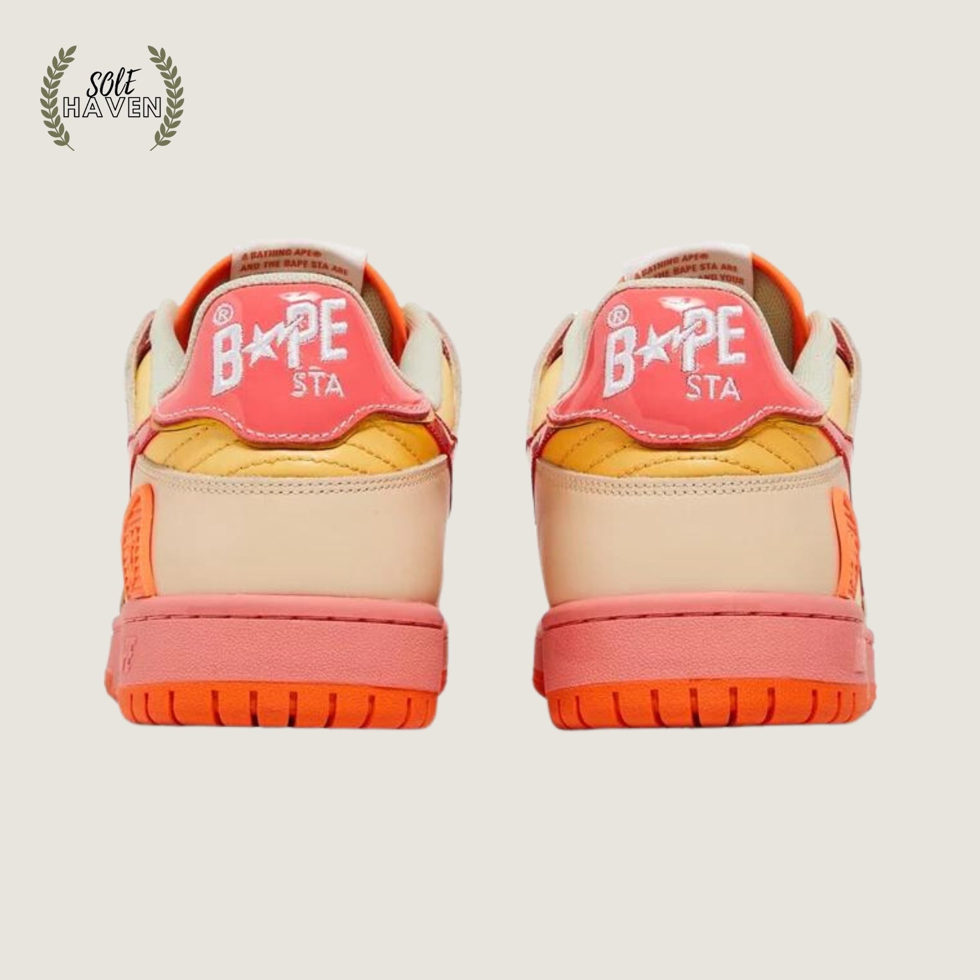 Bape SK8 Sta Orange - Sole HavenShoesBape