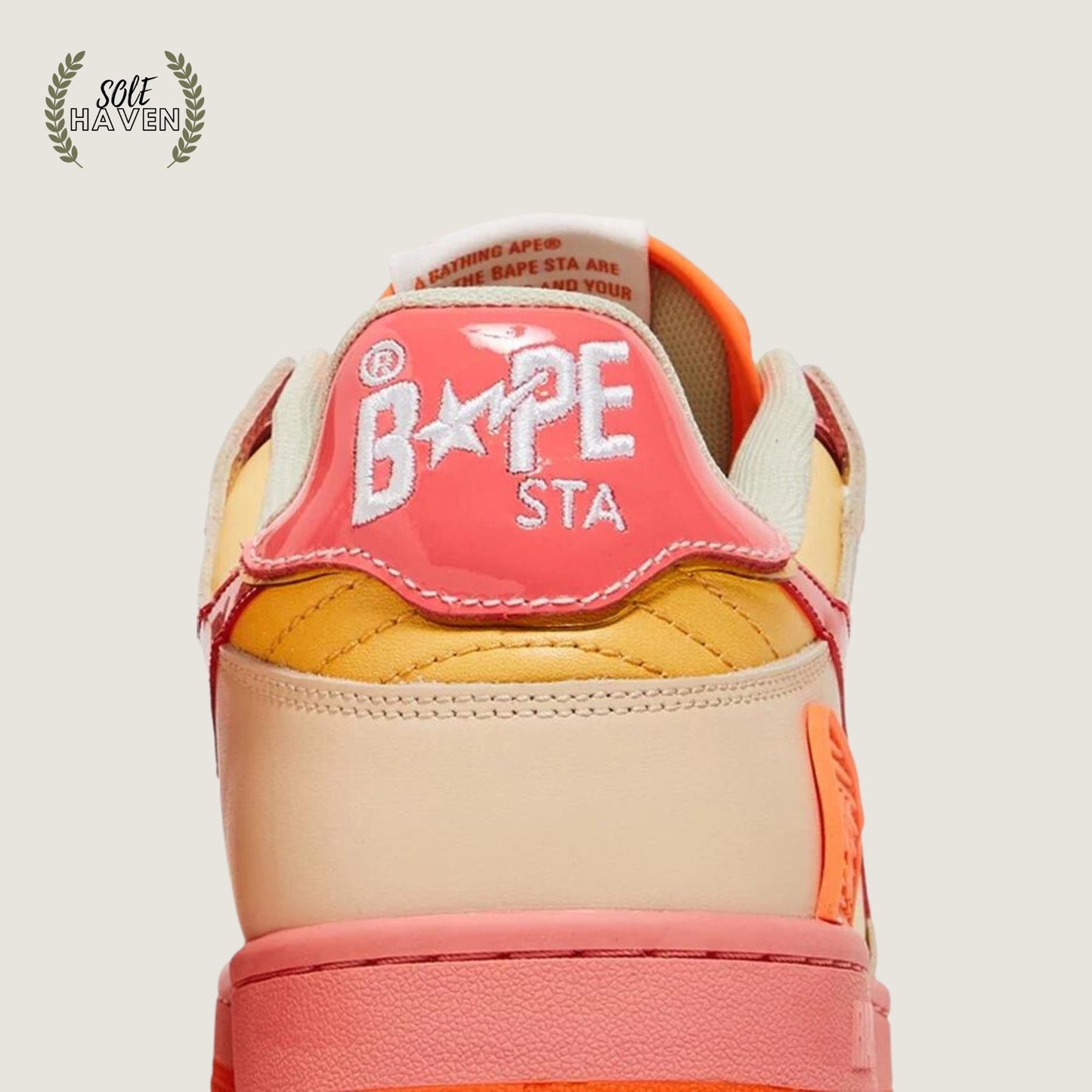 Bape SK8 Sta Orange - Sole HavenShoesBape