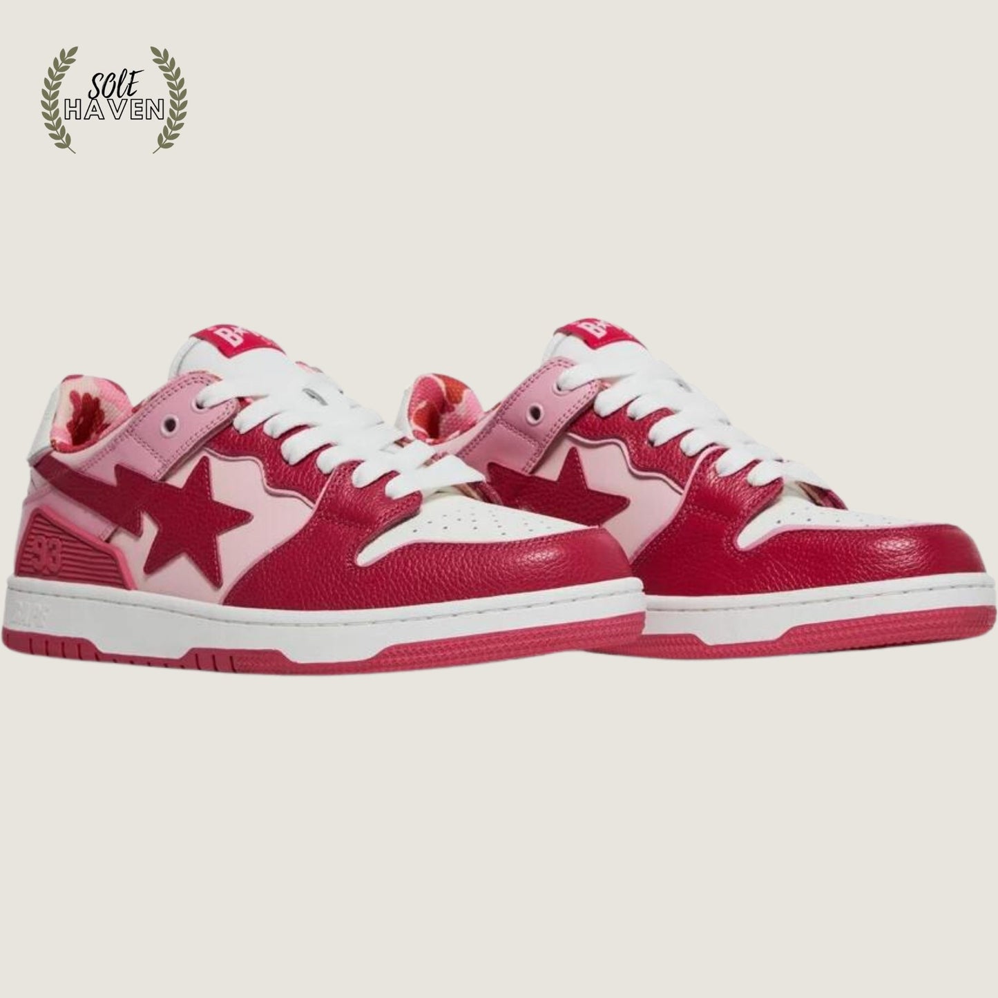 Bape Sk8sta 'ABC Camo - Red' - Sole HavenShoesBape