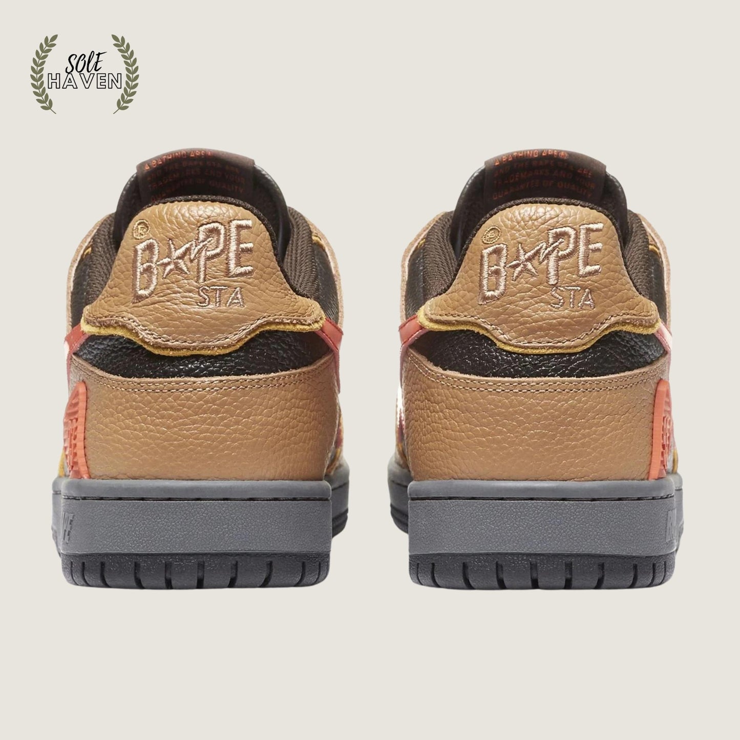 Bape Sk8sta 'Black Orange' - Sole HavenShoesBape