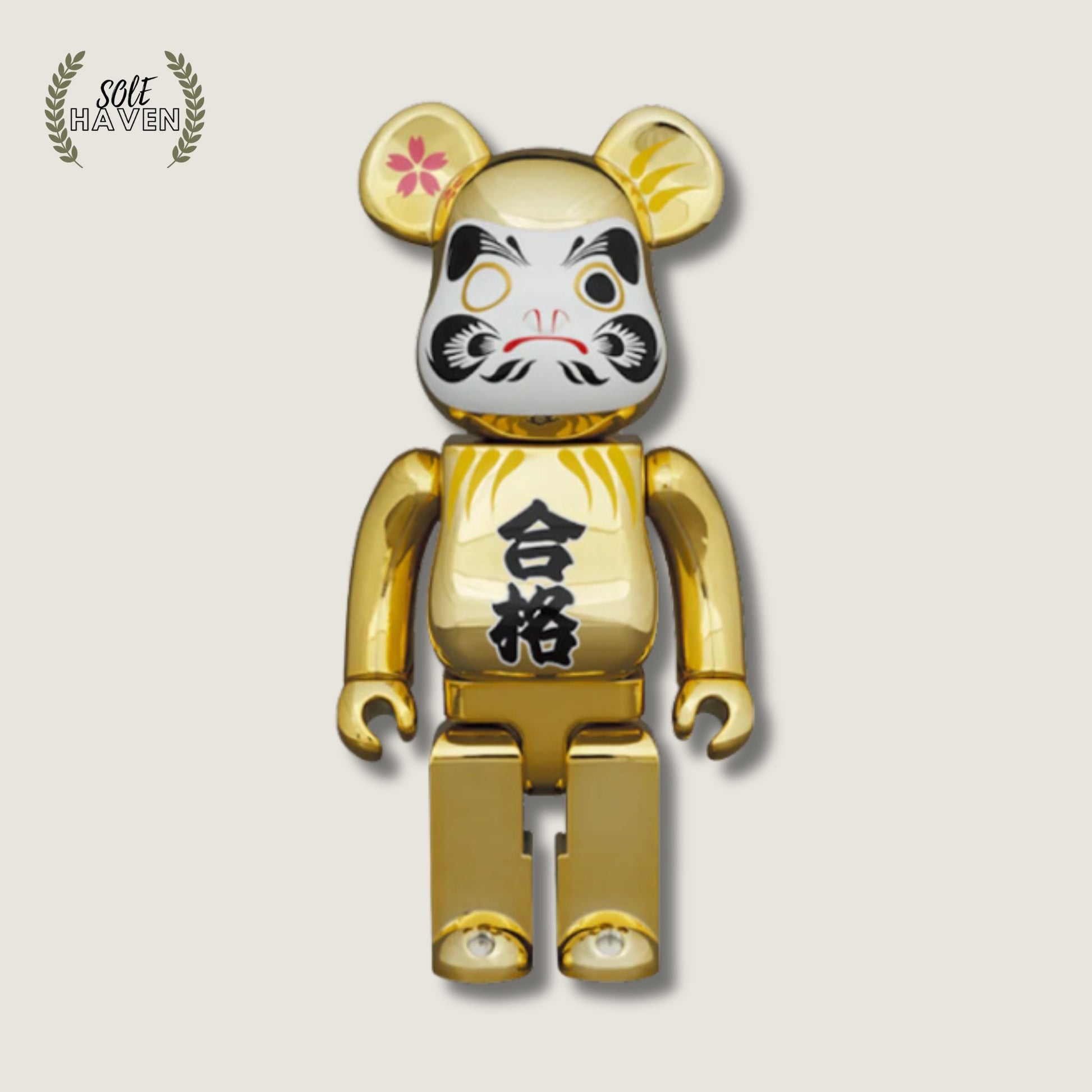 Bearbrick Daruma Gold Plated 400% - Sole HavenCollectibleBearbrick