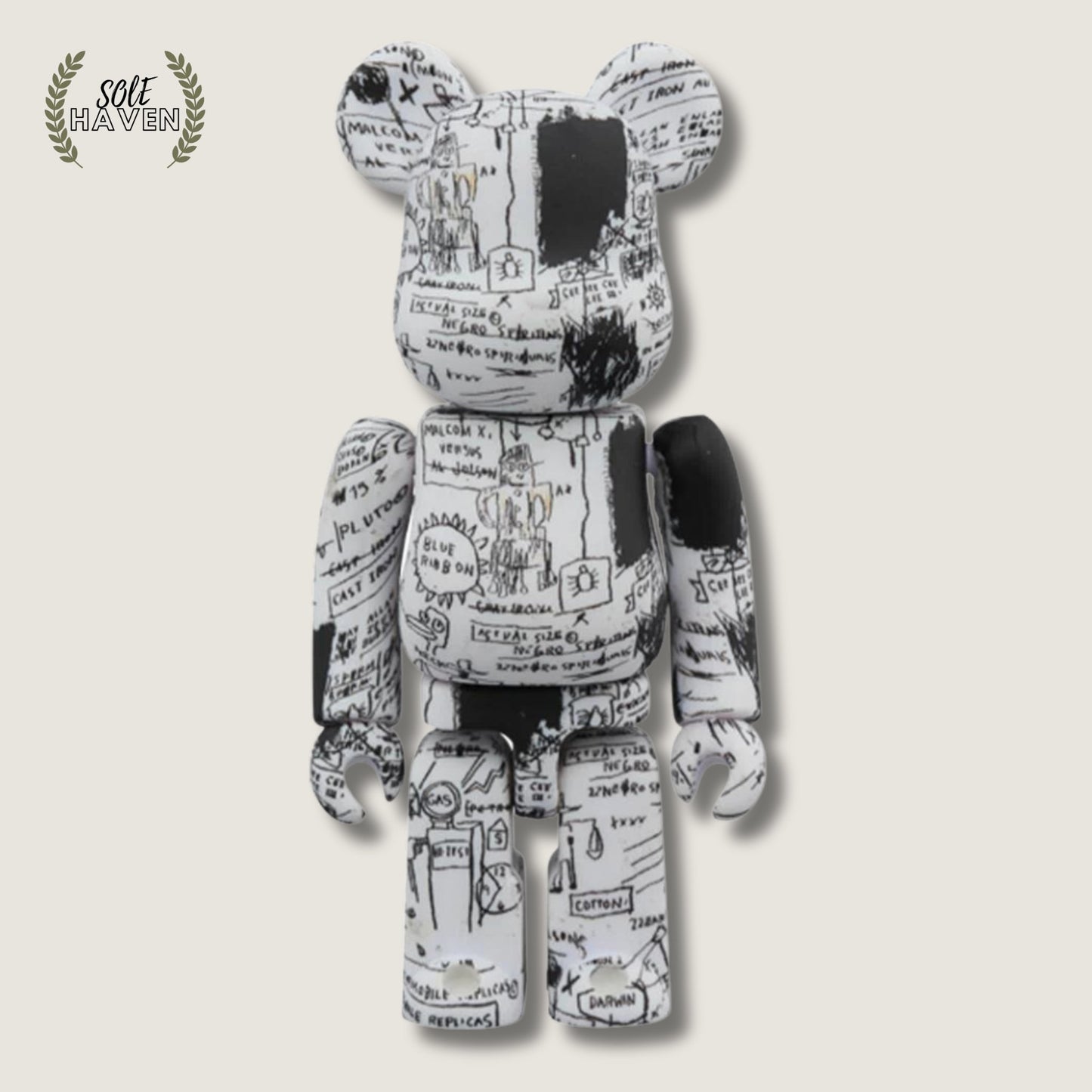 Bearbrick Jean-Michel Basquiat 3 400% - Sole HavenCollectibleKAWS