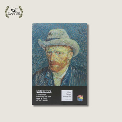 Bearbrick Van Gogh Museum Self Portrait 400% - Sole HavenCollectibleBearbrick