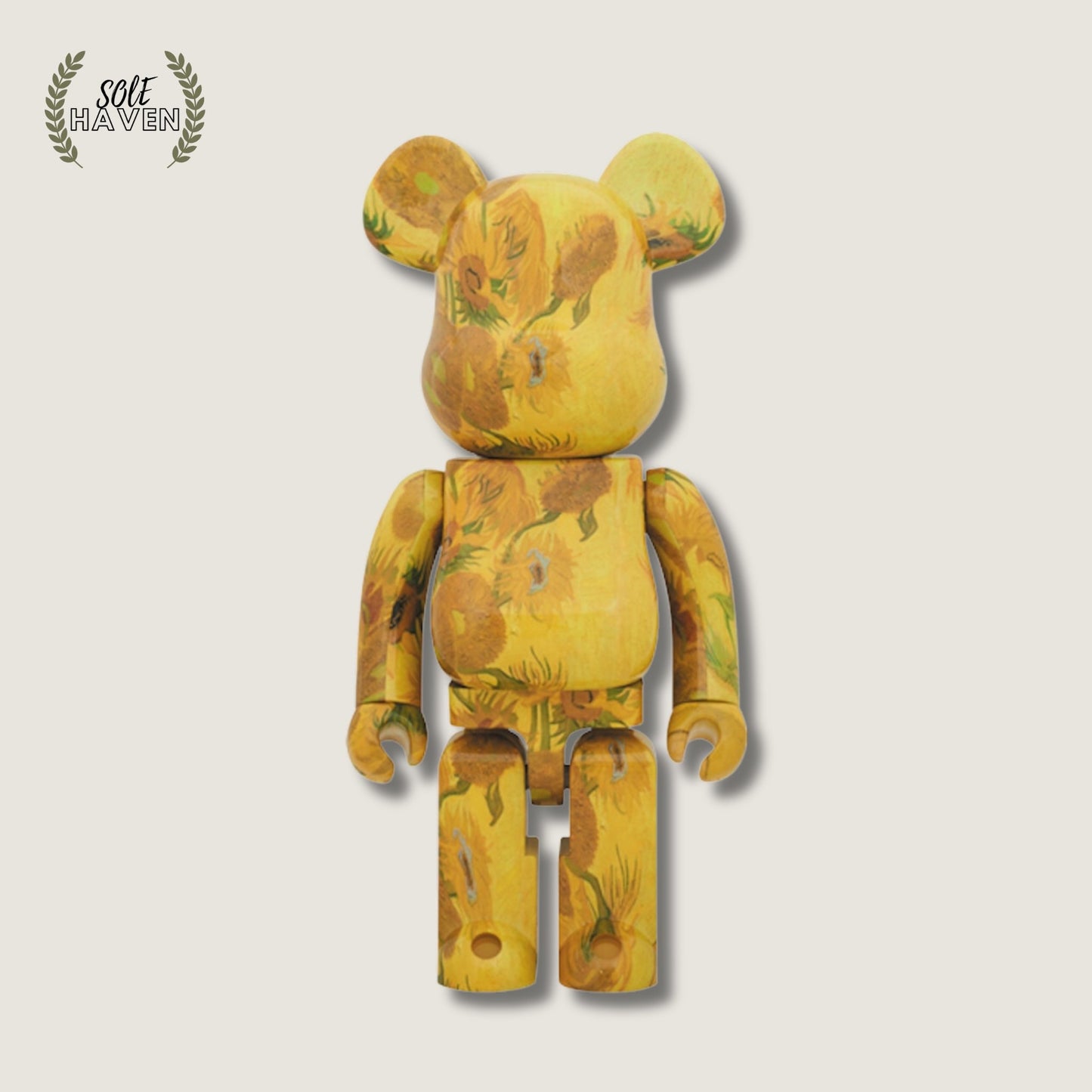 Bearbrick x Van Gogh Museum Sunflowers 400% - Sole HavenCollectibleKAWS