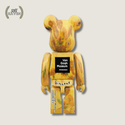 Bearbrick x Van Gogh Museum Sunflowers 400% - Sole HavenCollectibleKAWS