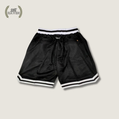 Brooklyn Nets Swingman Black BKLYN Shorts - Sole HavenShortsJust Don