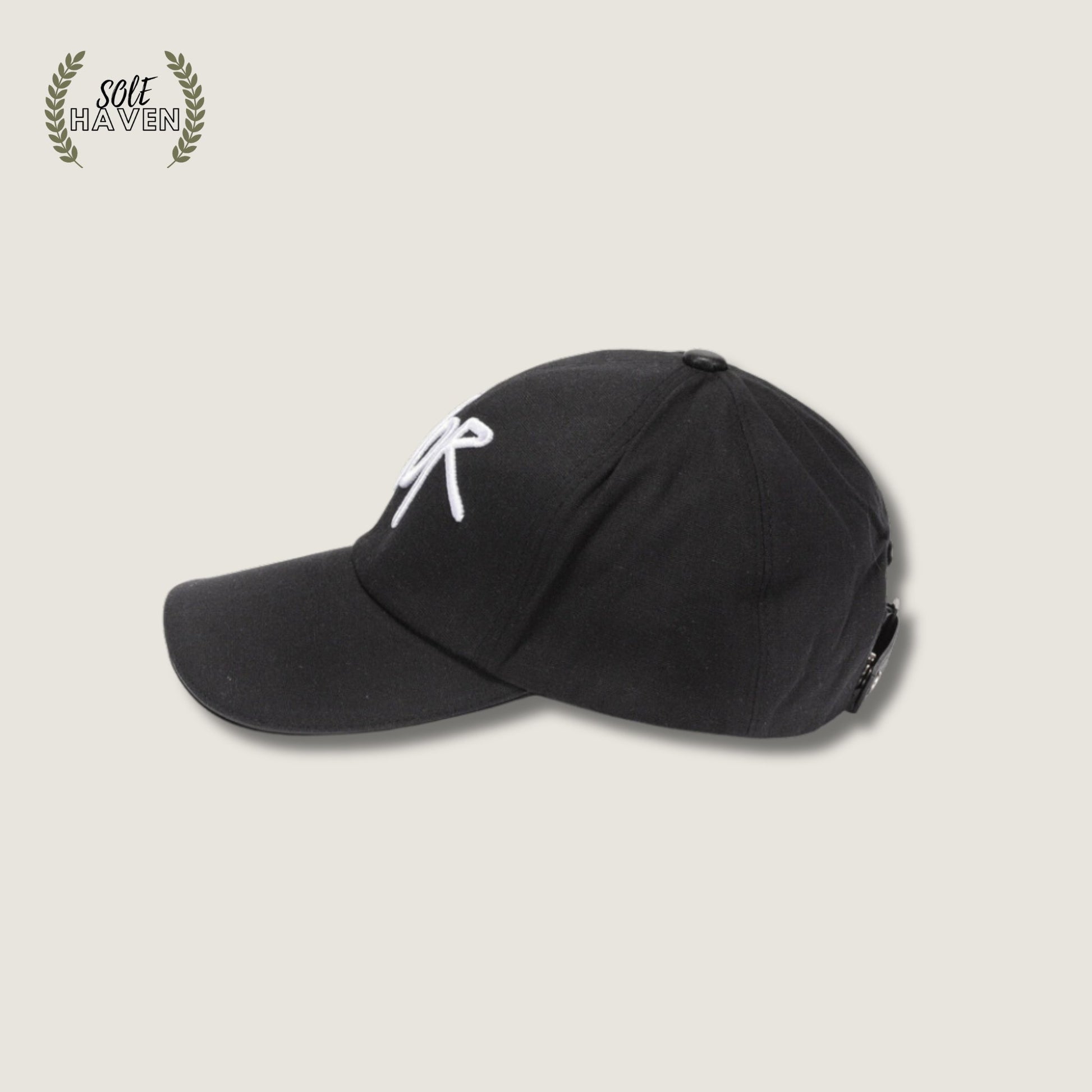 DR Black Baseball Hat - Sole HavenHatDior