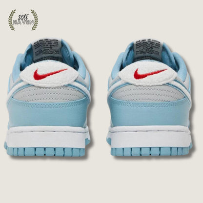 Dunk Low 'Fleece Swoosh - Light Blue' - Sole HavenShoesNike